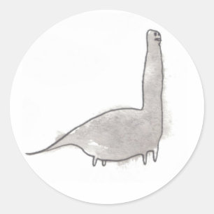 Brontosaurus ラウンドシール