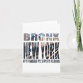 Bronx New York Where My Story Begins  カード (正面)