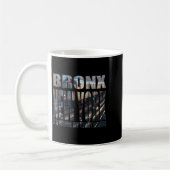 Bronx New York Where My Story Begins  コーヒーマグカップ (左)