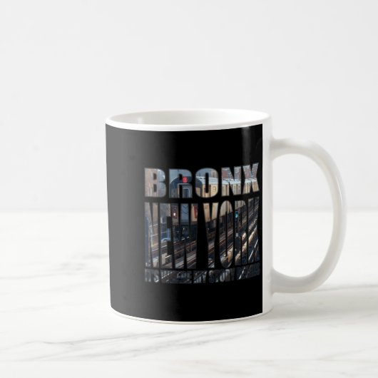 Bronx New York Where My Story Begins  コーヒーマグカップ (右)