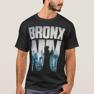 Bronx Tシャツ、NYスカイラインTシャツ、ニューヨーク市S Tシャツ