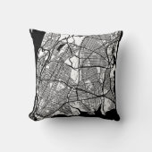 Bronx USA City Map クッション (正面)