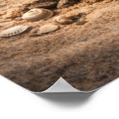 Bronze Anchor Underwater Ocean ポスター (角)