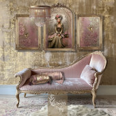 Bronze Blush, Gold Hummingbird, Embossed Patina 薄葉紙