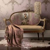 Bronze Blush Victorian Woman Portrait Art  薄葉紙