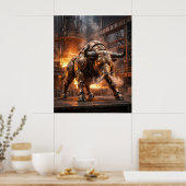 Bronze Bull Gate ポスター (キッチン)