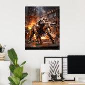 Bronze Bull Gate ポスター (ホームオフィス)