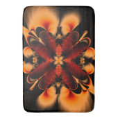 Bronze Feather Fractal バスマット (正面縦)