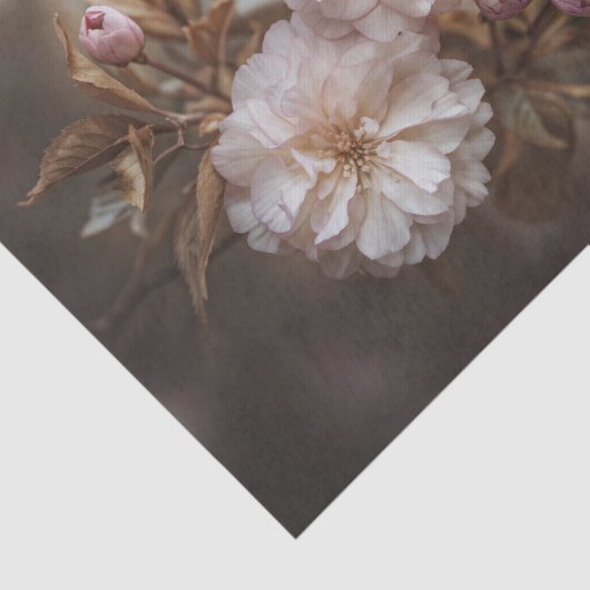 Bronze Leaf Pink Double Sakura Bloom 薄葉紙 (詳細)