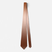 Bronze Ombre Gradient Mens Neck Tie ネクタイ (正面)