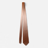 Bronze Ombre Gradient Mens Neck Tie ネクタイ (裏面)