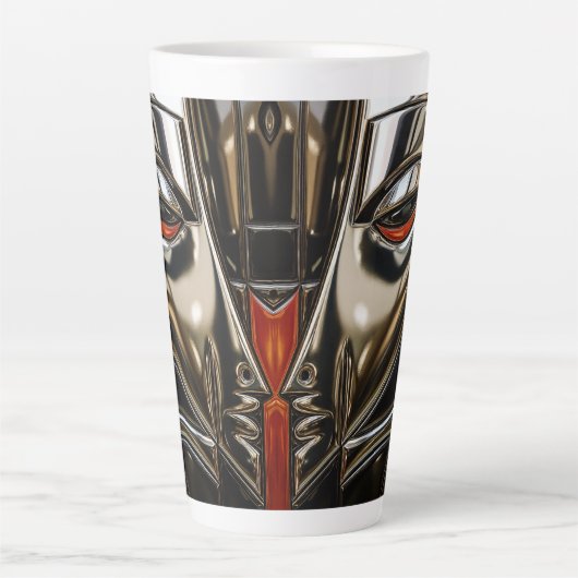 Bronze Profile Art カフェラテマグ (正面)