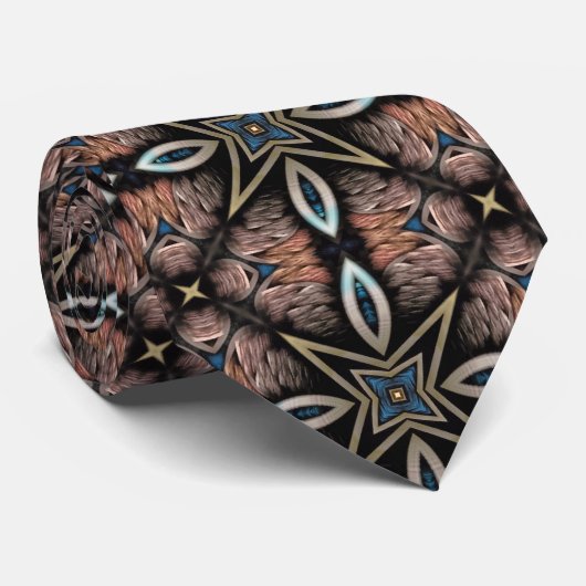 Bronze Star Pattern ネクタイ (ロール)