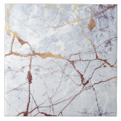  Bronze Veined White Marble ID1182a タイル (正面)