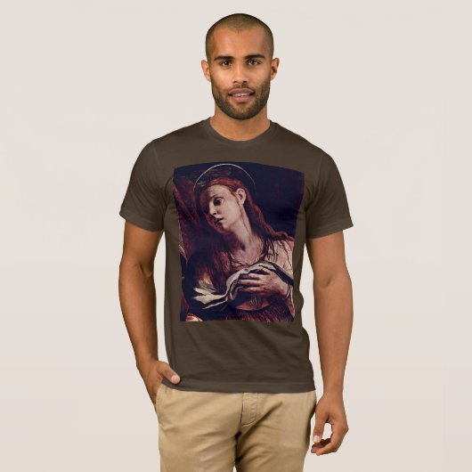 Bronzinoアンジェロ著死んだキリストおよびマグダラのマリア Tシャツ (正面フル)
