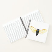 Brood X 17年定期性蝉 ノートブック (内部)