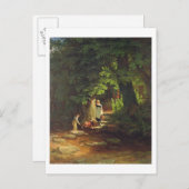 Brookの子たちc.1822 (パネル上の油) ポストカード (正面/裏面)