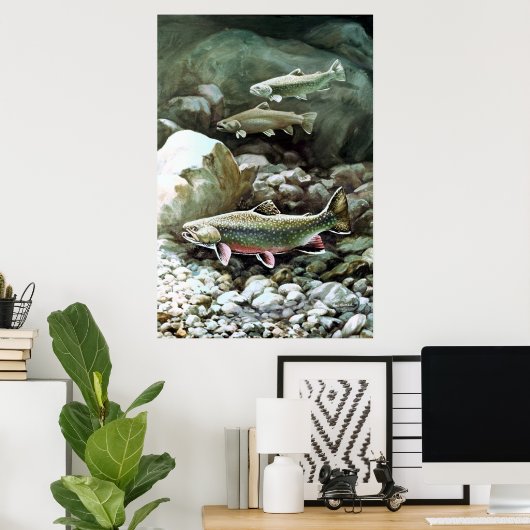 Brook Troutポスター ポスター (ホームオフィス)