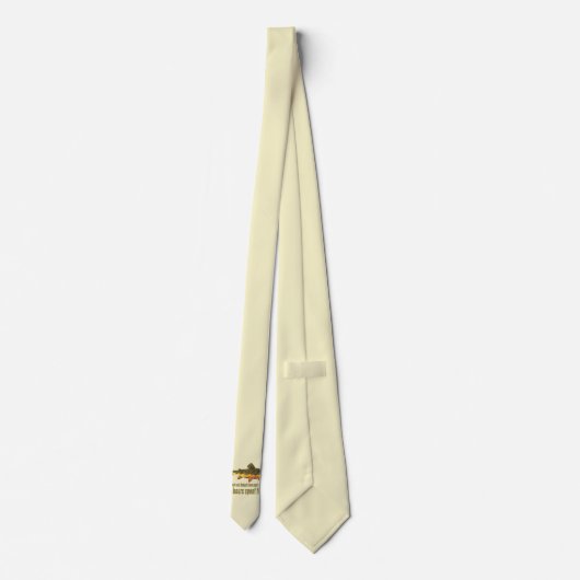 Brook Trout Fishing Saying ネクタイ (裏面)