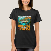 Brook Trout - No Catch And Release Hook Em And Coo Tシャツ (正面)