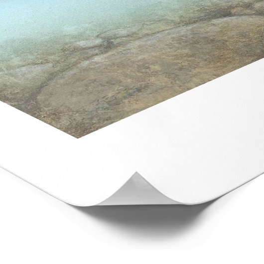 Brook Trout Painting Poster ポスター (角)