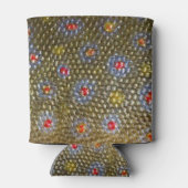 Brook Trout Scaleテクスチャフェイクルックパターン 缶クーラー (裏面)