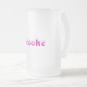 Brooke-の名前によってスタイル曇らされるマグ フロストグラスビールジョッキ (正面右)