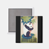 Brookfieldの動物園パンダ マグネット (正面/裏面)