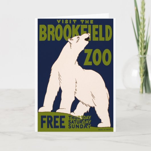 Brookfieldの動物園 カード (正面)