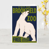 Brookfieldの動物園 カード (黄色い花)