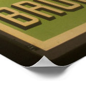 Brookfield Zoo情報ヴィンテージWPA ポスター (角)