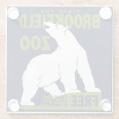 Brookfield Zoo, Federal Art Program Poster 1936 ガラスコースター (裏面)