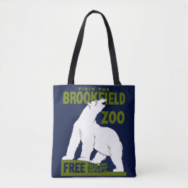Brookfield Zoo, Federal Art Program Poster 1936 トートバッグ