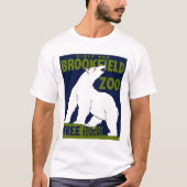 Brookfield Zoo, Federal Art Program Poster 1936 Tシャツ (正面)