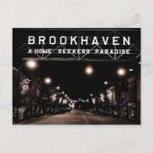 Brookhavenミシシッピーの南クリスマス シーズンポストカード (正面)