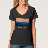 Brookhaven New York Mountain sunset hometown Tシャツ (正面)