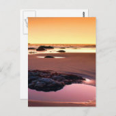 Brookings Harborサンセットの素晴らし写真 ポストカード (正面/裏面)