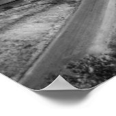 Brookings, Oregon Town Viewと海写真 ポスター (角)