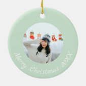 Brooklynのマップ(カスタマイズ可能な両面) セラミックオーナメント (裏面)