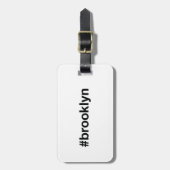 BROOKLYNハッシュタグ ラゲッジタグ (正面縦)