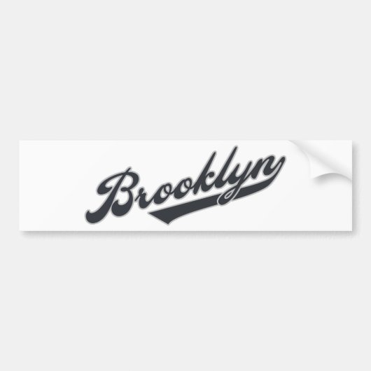 *Brooklyn バンパーステッカー (正面)