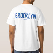 BROOKLYN （両面） - MisterPシャツ Tシャツ (裏面)