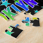 「BROOKLYN」名、おもしろい「ハッピーバースデー」 ジグソーパズル (側面)