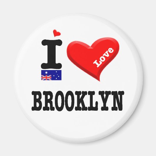 BROOKLYN – 大好き マグネット (正面)
