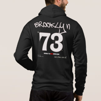 BROOKLYN 73フード付きスウェットシャツ（ダークカラーのみ選択） パーカ