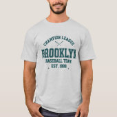 Brooklyn Baseball Team Tシャツ (正面)