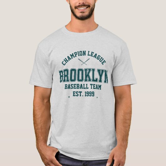 Brooklyn Baseball Team Tシャツ (正面)
