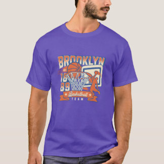 Brooklyn Basketballeam Athletic Sports Tシャツ