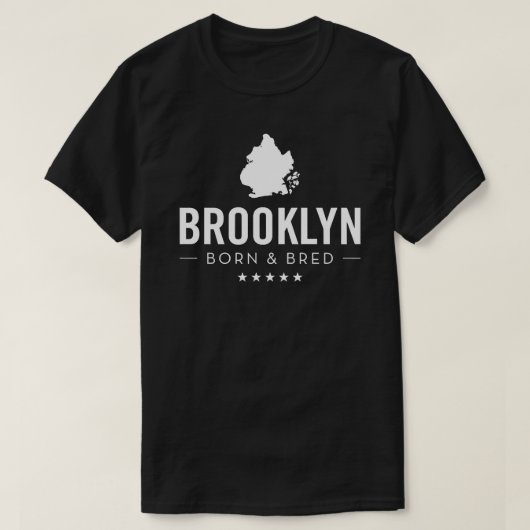 Brooklyn - Born & Bred Tシャツ (デザイン正面)