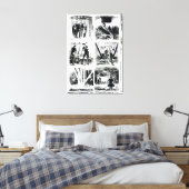 Brooklyn Briを構成するケイソンの内部で作業 キャンバスプリント (インサイチュ (寝室))